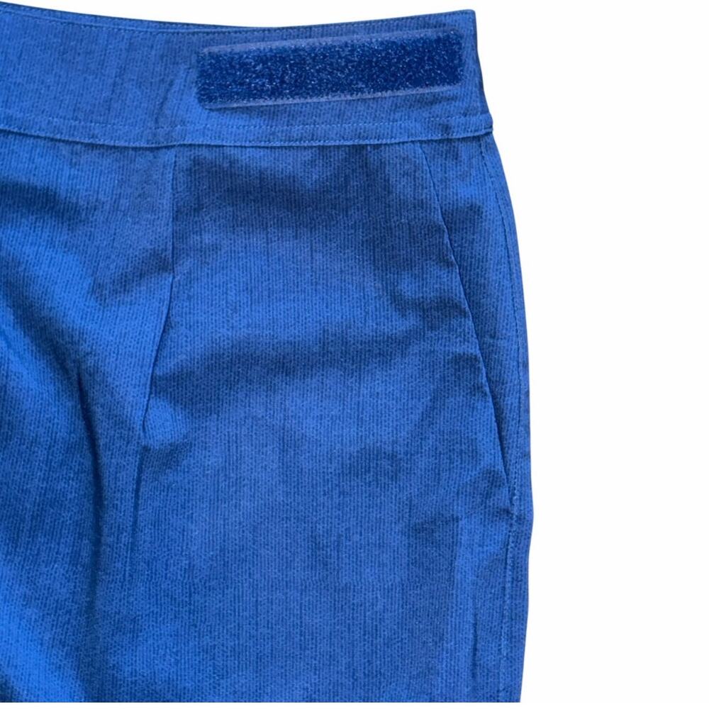 RipSkirt Hawaii Indigo Blue Adjustable Wrap Skirt Large Knee Length 3 Pockets - Picture 4 of 7